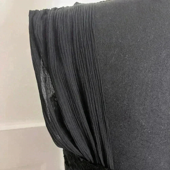 Women’s Silk, Lacey Nicole Miller Black Dress Size  8 - Picture 15 of 16